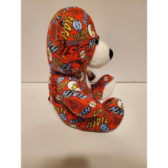 Six Flags DC Comics Flash Bear 10" Seated NWT - Picture 4 of 10